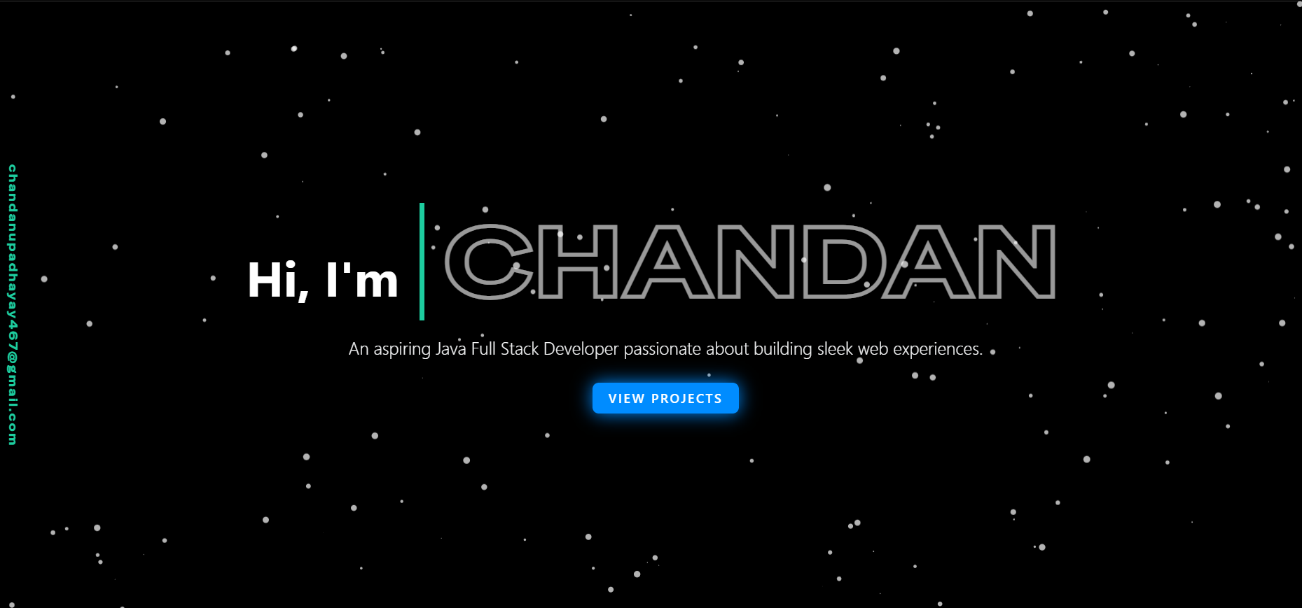 Portfolio Website Screenshot